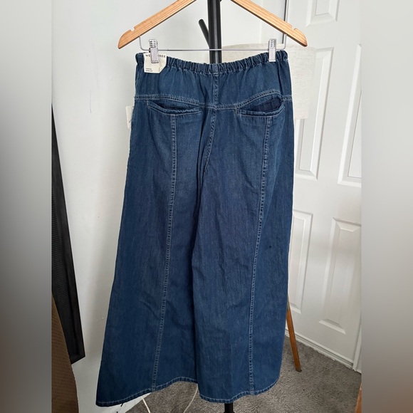 NWT FREE PEOPLE WE THE FREE Veritas Wide-Leg Jeans | Truth MSRP $128 Size S - Picture 13 of 13